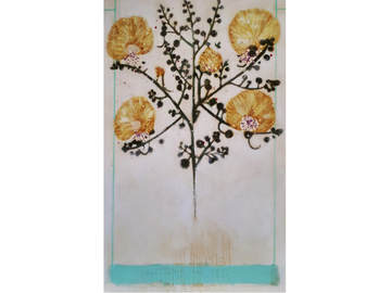 YELLOW BLOSSOM - Canvas Painting by ICI ET LÀ - view 2